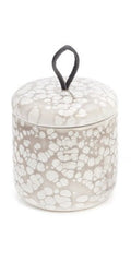 BOISE SMALL CERAMIC DECO JAR TAUPE - Magnolia Lane co. Home + Garden + Gift