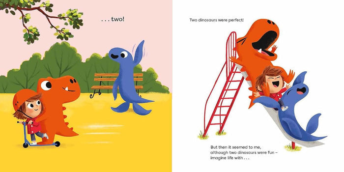 Book - How Many Dinosaurs Is Too Many - Spread 3