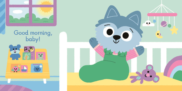 Book - Listen To The Baby's Day - Spread 1
