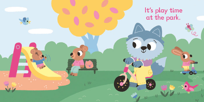 Book - Listen To The Baby's Day - Spread 2