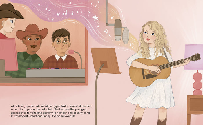 Book - Little People, Big Dreams - Taylor Swift - Spread 2