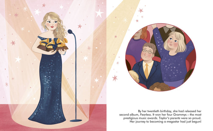 Book - Little People, Big Dreams - Taylor Swift - Spread 3
