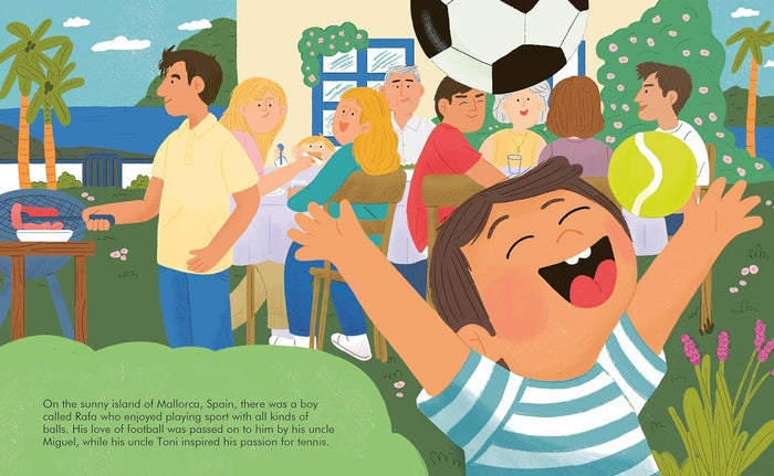 Book - Little People, Big Dreams: Rafa Nadal - Spread 1