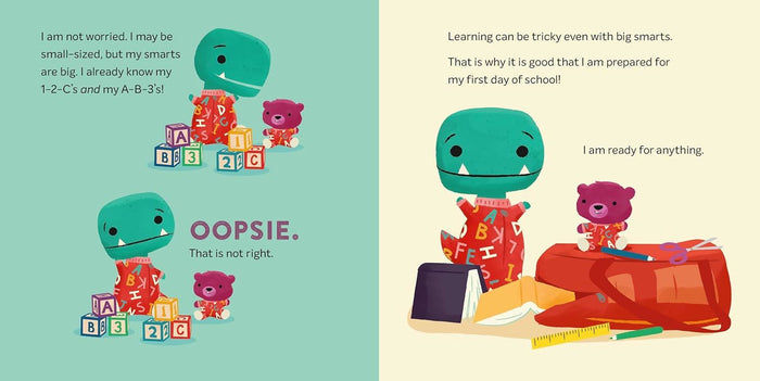 Book - Tiny T-Rex And The First Day Oopsies - Spread 2
