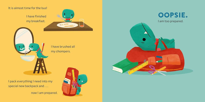 Book - Tiny T-Rex And The First Day Oopsies - Spread 3