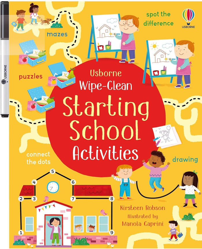 Book - Wipe Clean Starting School Activities
