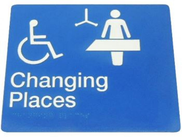 Bradley 975 Changing Places Sign