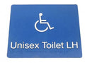 Bradley 975 Unisex Toilet Left Hand Braille Sign