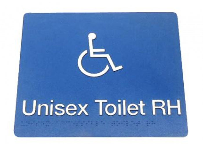 Bradley 975 Unisex Toilet Right Hand Braille Sign