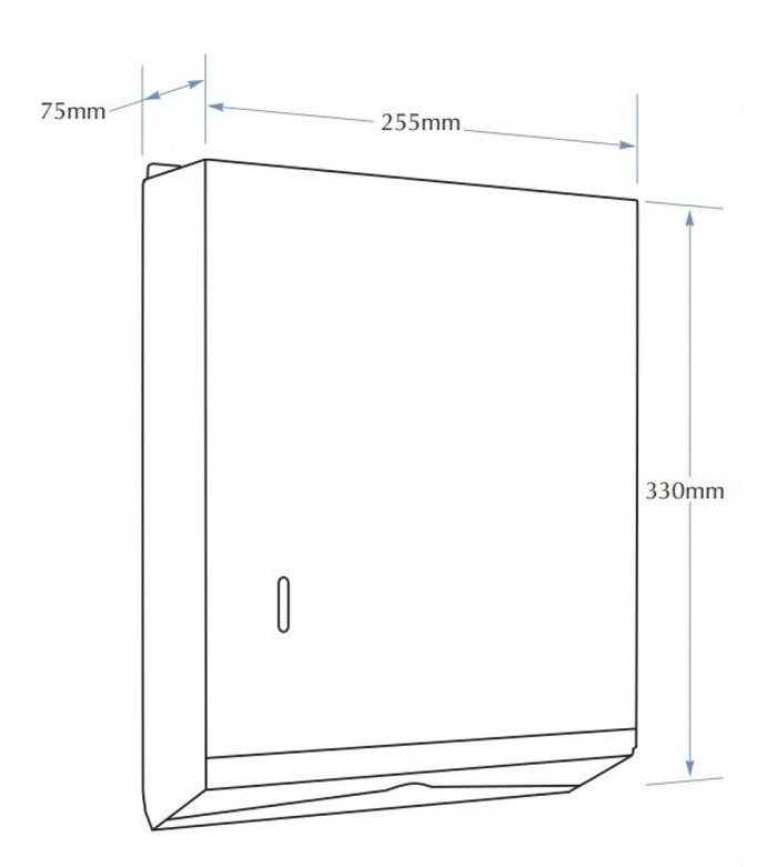 Bradley Contemporary 255 Paper Towel Dispenser Slim