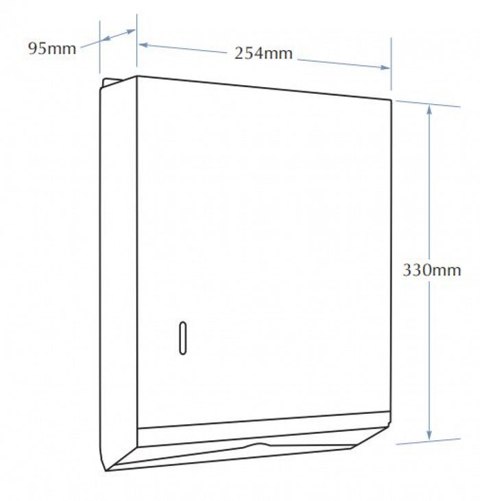 Bradley Contemporary 256-15JE Paper Towel Dispenser