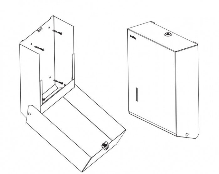 Bradley Contemporary 256-15JE Paper Towel Dispenser