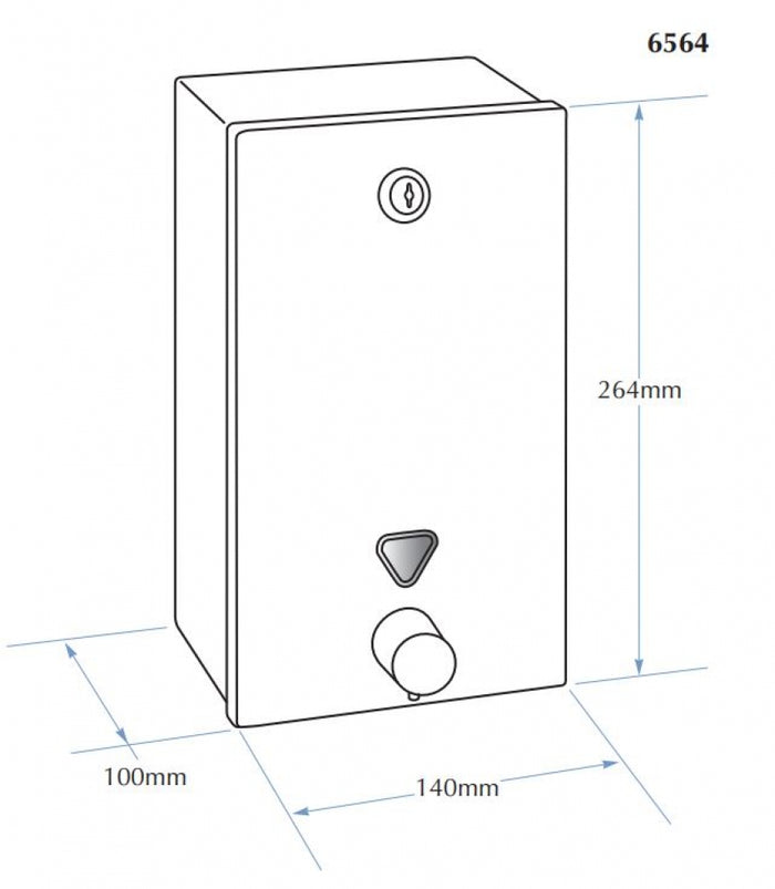 Bradley Contemporary 6564 Liquid Soap Dispenser
