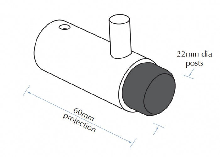 Bradley Regent Robe Hook with Bumper