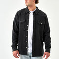Burlebo Long Sleeve Austin Shirt - Heather Black