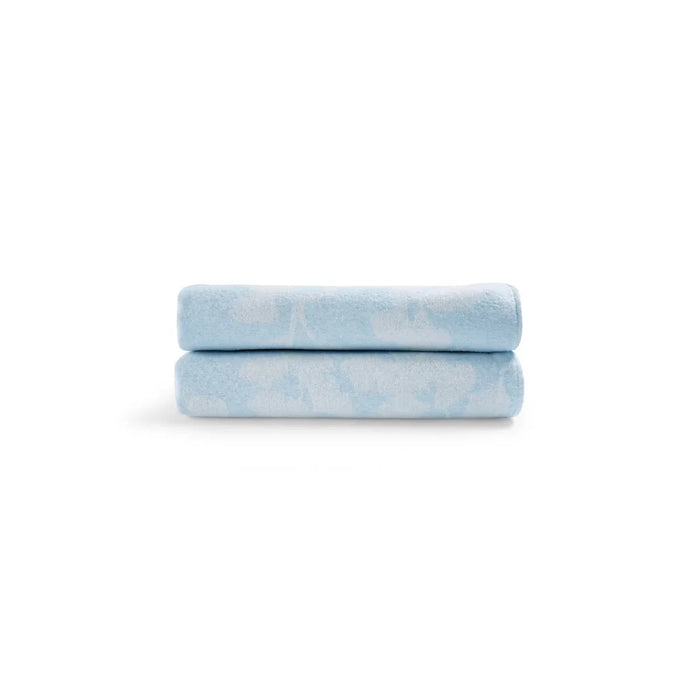 Michael Aram Butterfly Ginkgo Throw Sky and White