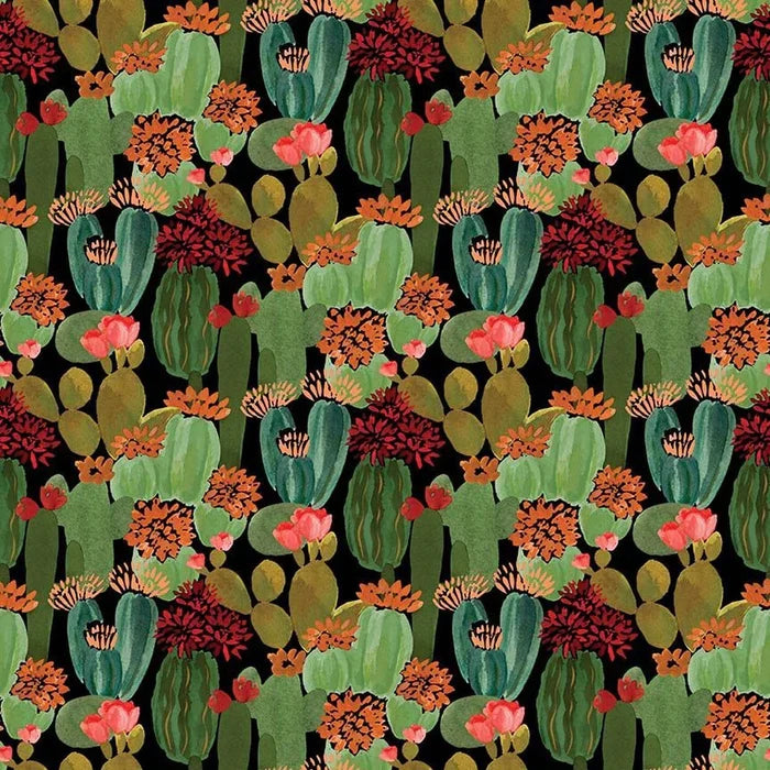 Cactus Blooms- Wild & Free- Fat Quarter