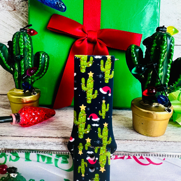 Cactus Christmas Print Silicone Band For Samsung Watch