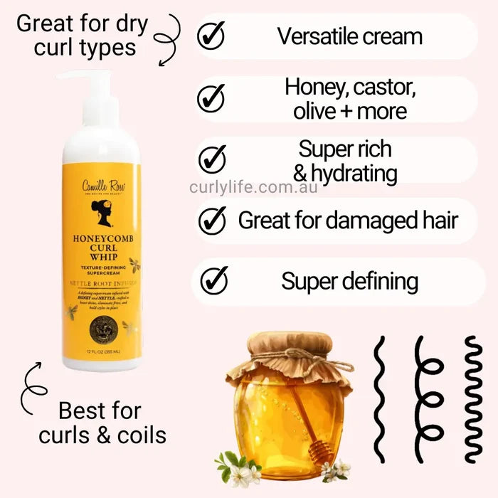 Camille Rose Honeycomb Curl Whip Texture-Defining Supercream