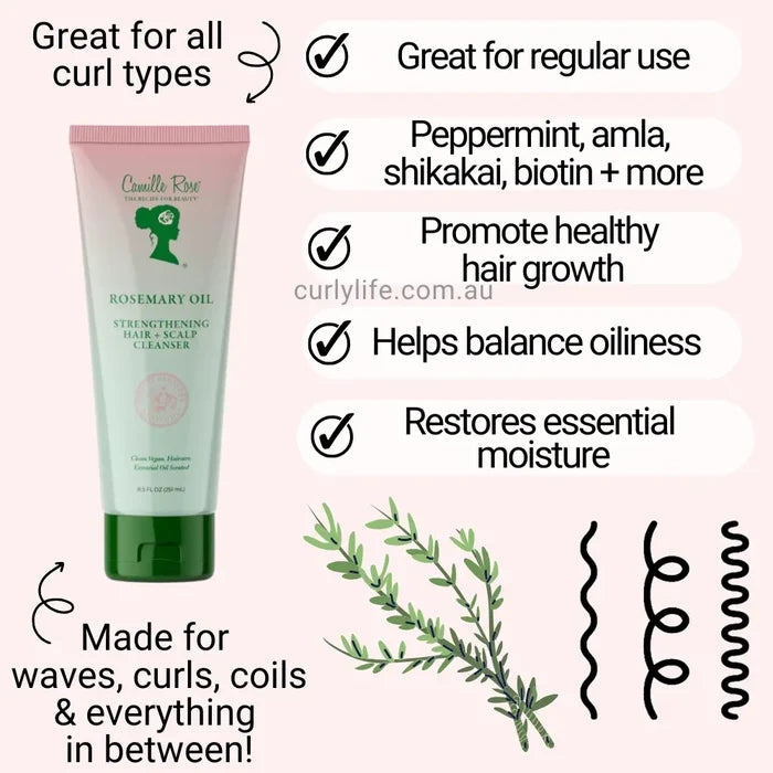 Camille Rose Rosemary Oil Strengthening Hair & Scalp Cleanser