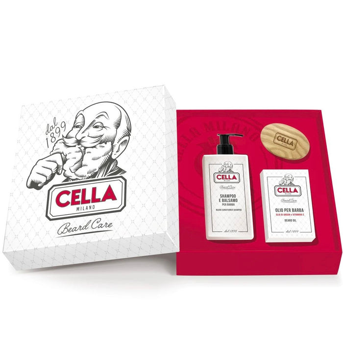 Cella Milano Boxed Beard Care Gift Set – 3 Pieces