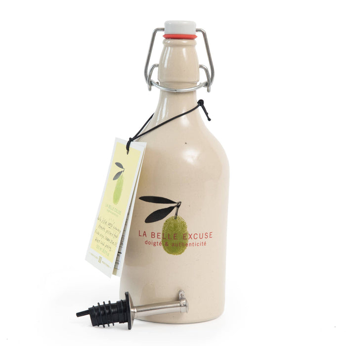 Ceramic Cruet, Extra Virgin Green Olive Oil 500ml - Magnolia Lane co. Home + Garden + Gift