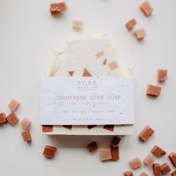 Champagne Love Soap Bar - Canadian Made - Magnolia Lane co. Home + Garden + Gift