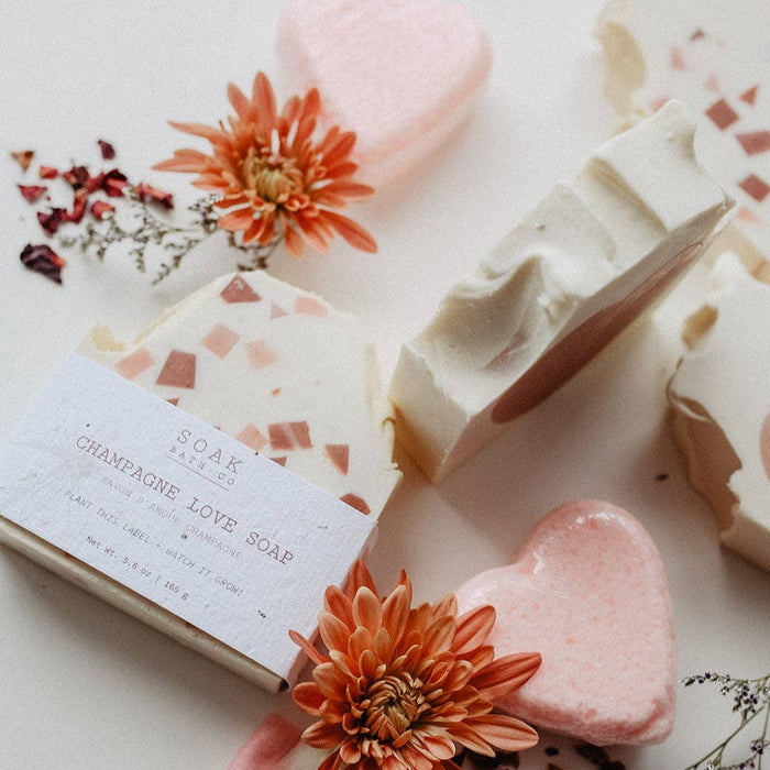 Champagne Love Soap Bar - Canadian Made - Magnolia Lane co. Home + Garden + Gift