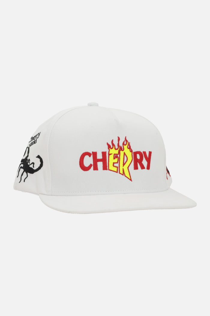 Cherry cap in cotton