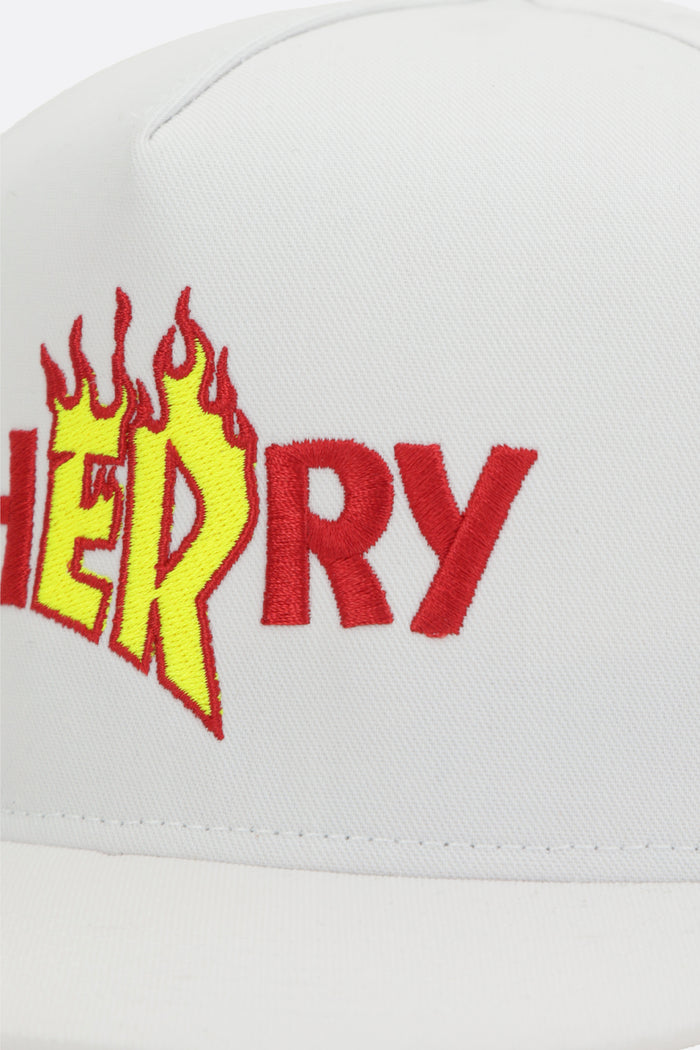 Cherry cap in cotton