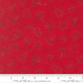 Christmas Red- Cookie Cutters- Merrily on High- Fat Quarter