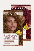 CLAIROL TEXTURES & TONES PERMANENT HAIR COLOR DYE KIT CLAIROL
