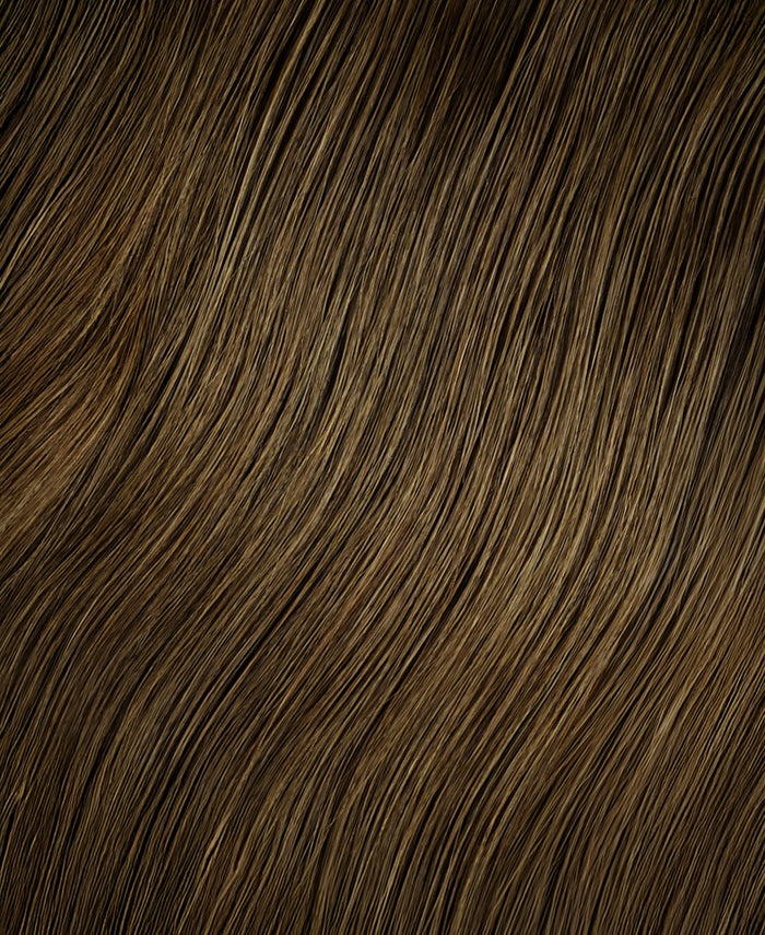 clip-in hair extensions ash brown.