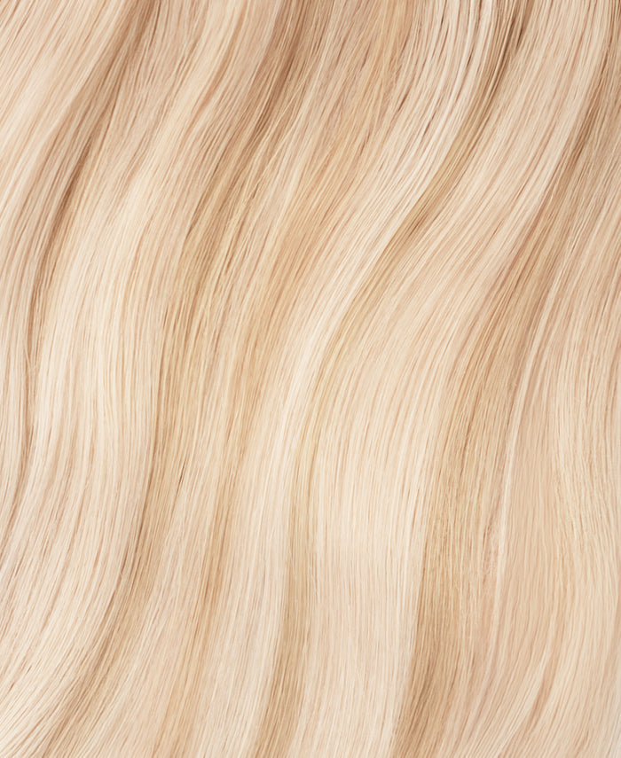 clip-in hair extensions scandinavian highlights.