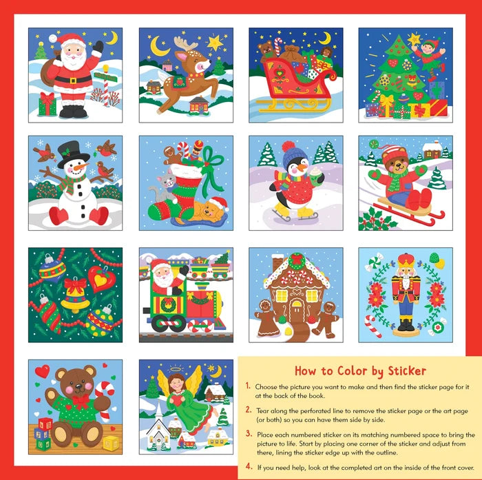 Color By Sticker Christmas