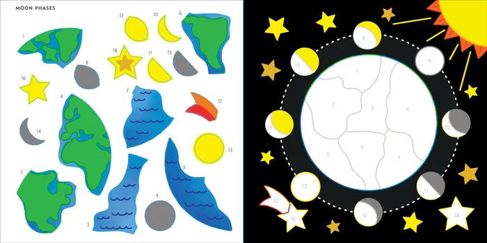 Color By Sticker Outer Space