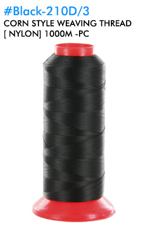 Corn Style Weaving Thread[Nylon]  Black