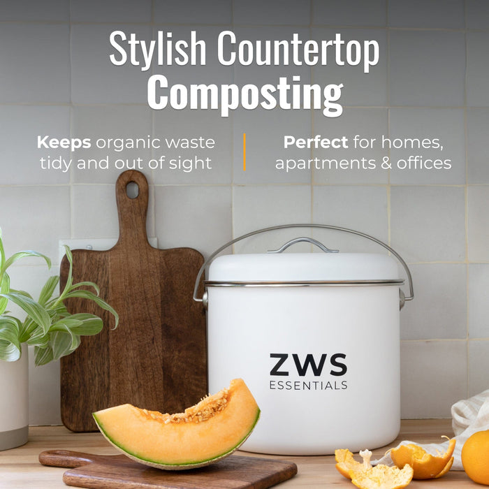 ZWS Essentials Countertop Compost Bin