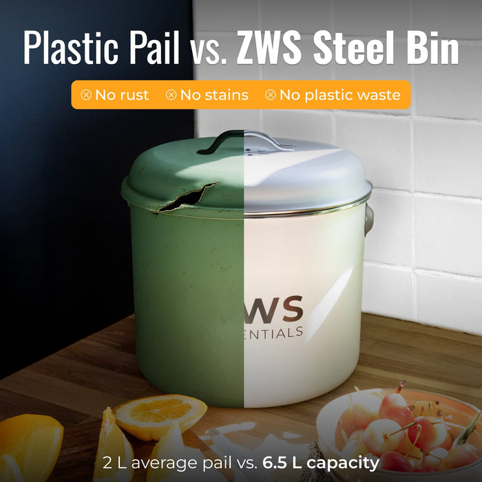 ZWS Essentials Countertop Compost Bin