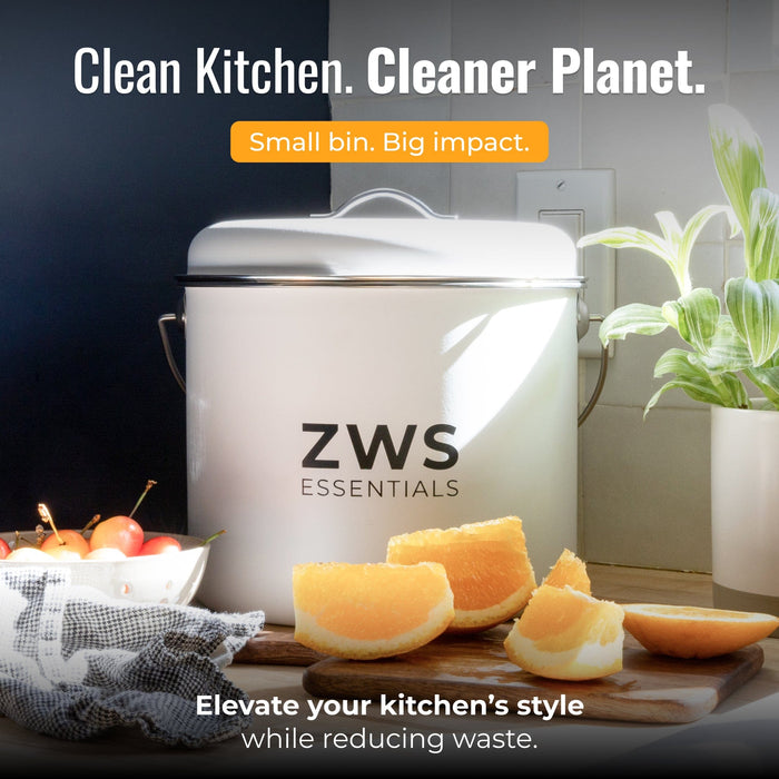 ZWS Essentials Countertop Compost Bin