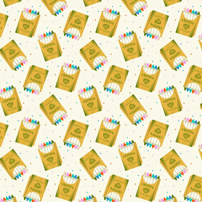 Crayons- Hall Pass- Fat Quarter