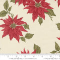 Cream Poinsettia- Candlelight Christmas- Fat Quarter