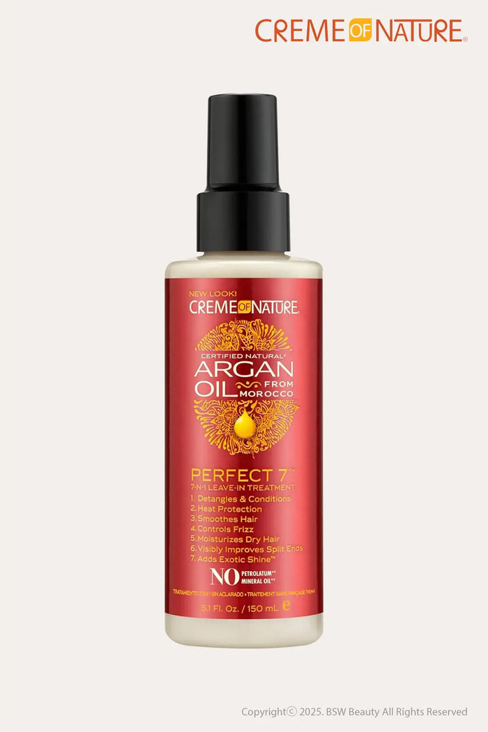 CREME OF NATURE ARGAN OIL PERFECT 7™ 7-IN-1 LEAVE IN TREATMENT 4.23oz CREME OF NATURE