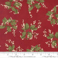 Crimson- Holly Berry- Candlelight Christmas- Fat Quarter