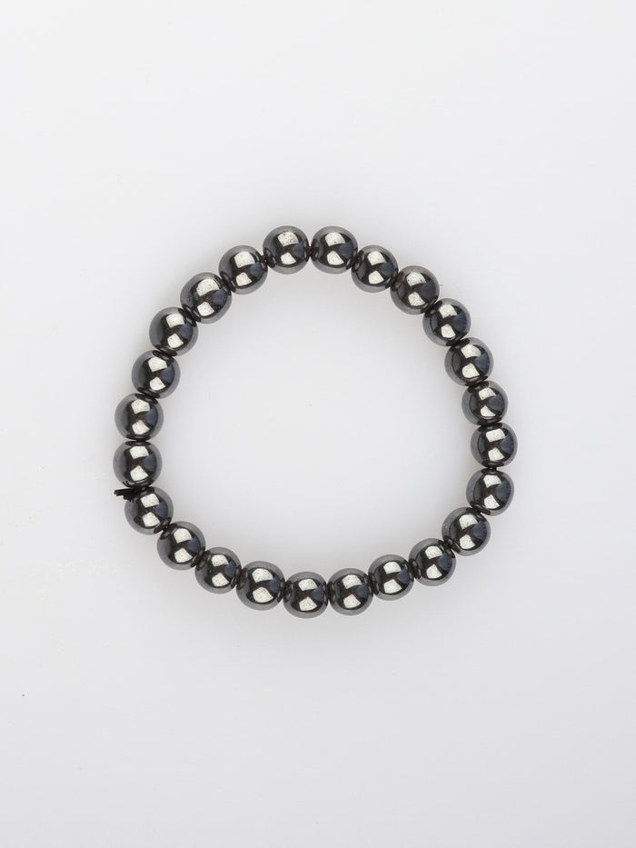 Crystal Bead Bracelet | Magnetic Hematine-Image 2