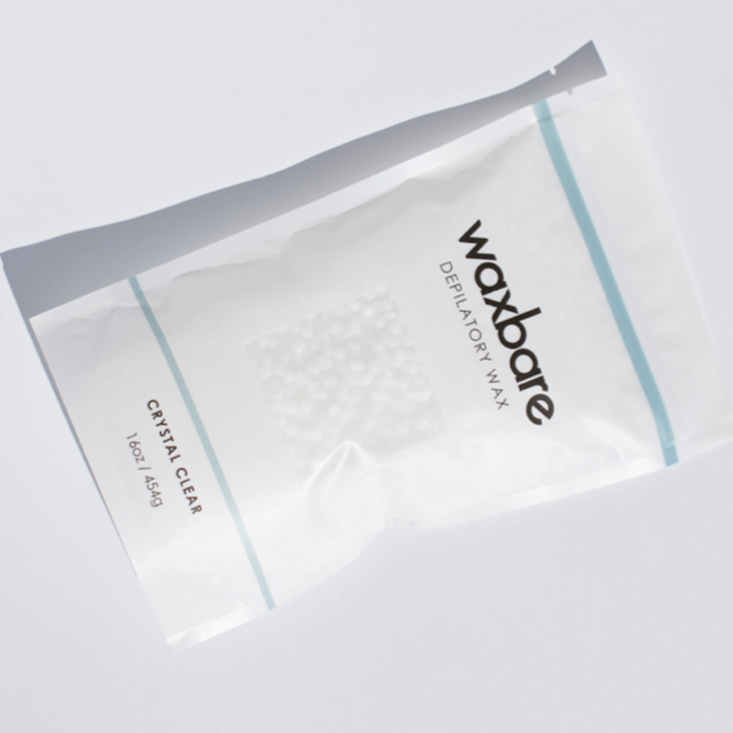 Crystal Clear Hard Wax Beads — WAXBARE