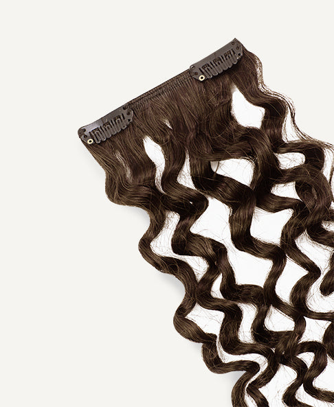 curly clip-in extensions starter set (#6).