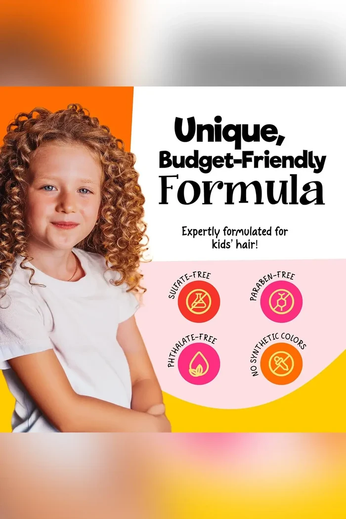CURLY KIDS CUSTARD FOR KIDS DEFINES AND CONTROLS CURLS 6oz CURLY KIDS