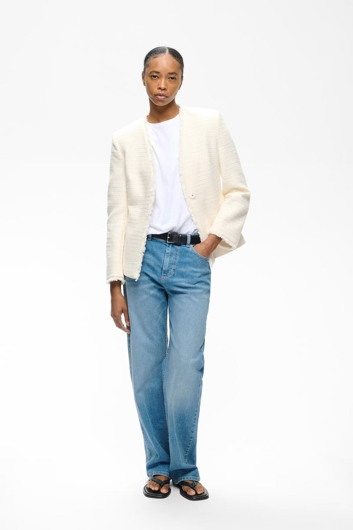 DARLINAIW CORE STRAIGHT JEANS in Washed Light Blue Denim by Inwear