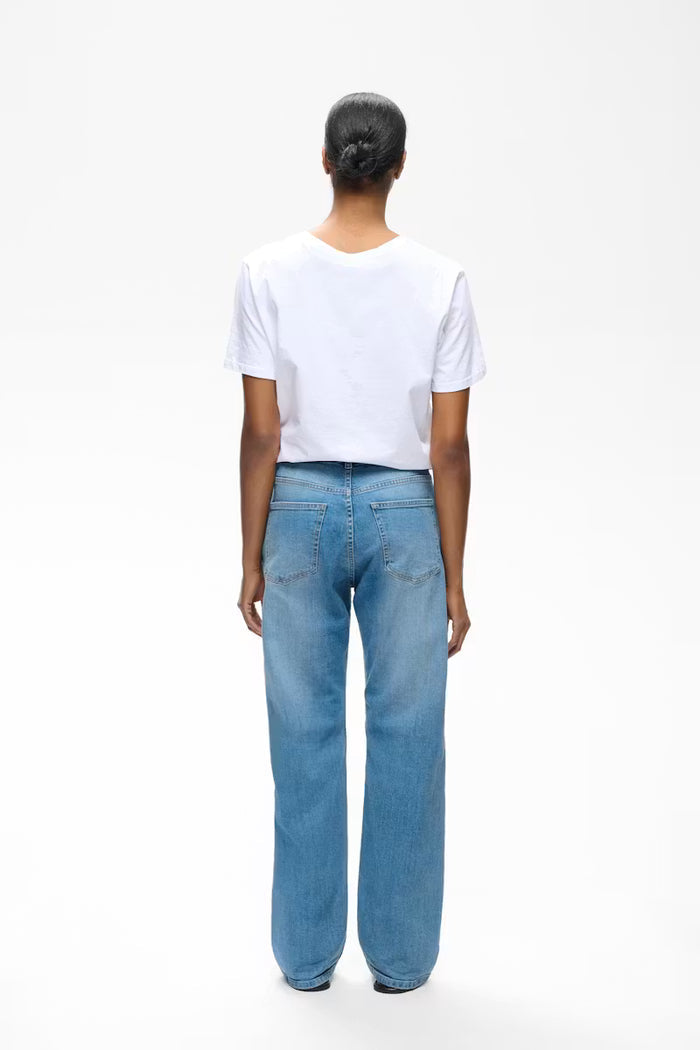 DARLINAIW CORE STRAIGHT JEANS in Washed Light Blue Denim by Inwear